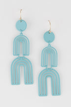 MINT TWIN ARCH EARRINGS